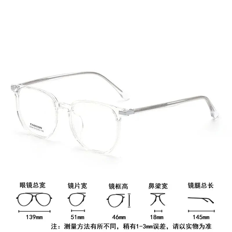 Women's Square Full Rim TR90 Prescription Glasses 33004 — view 7 | Rx Spectacle