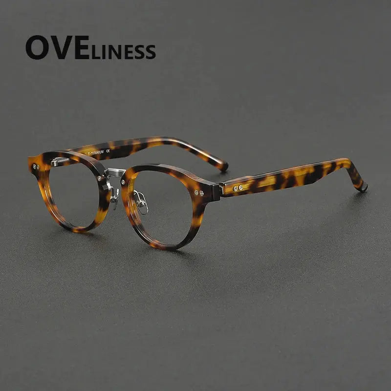 Unisex Oval Full Rim Acetate Prescription Glasses 369150 — view 5 | Rx Spectacle