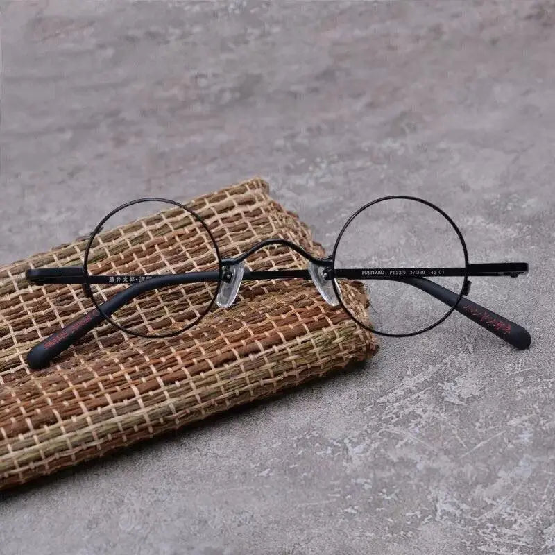 Unisex Round Full Rim Titanium Prescription Glasses Ft2219 — view 6 | Rx Spectacle