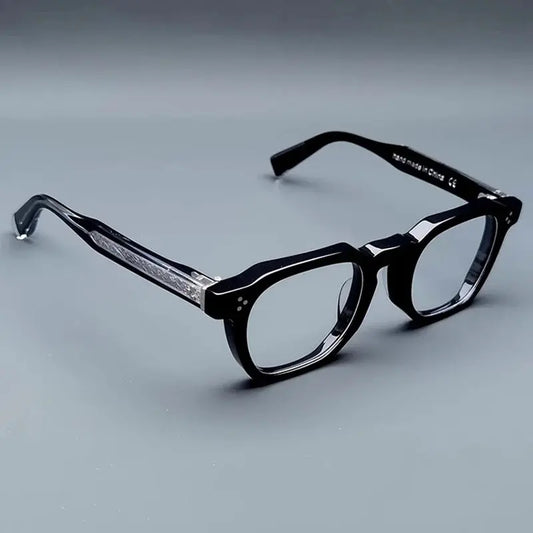 Unisex Square Full Rim Acetate Prescription Glasses 62527 — view 1 | Rx Spectacle