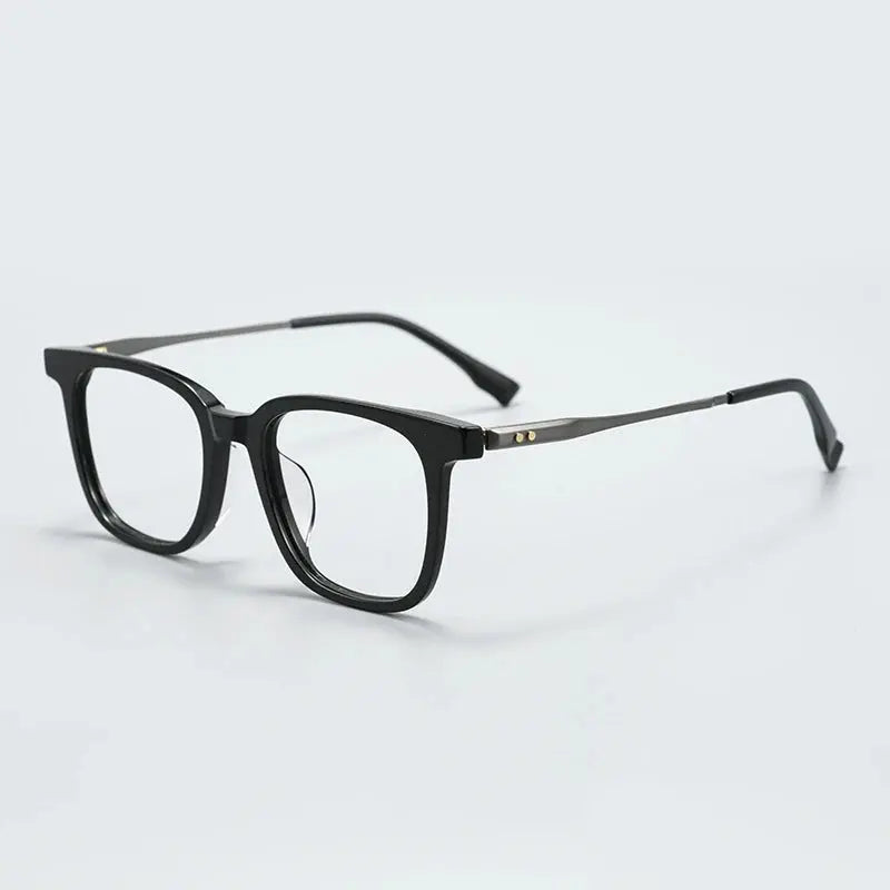 Unisex Square Full Rim Titanium Prescription Glasses 365911 — view 5 | Rx Spectacle