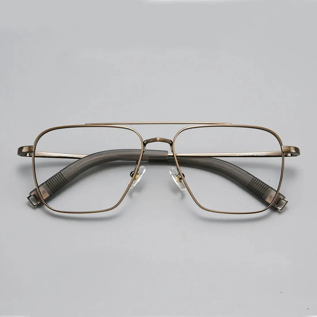 Men's Square Full Rim Titanium Double Bridge Prescription Glasses 365004 — view 1 | Rx Spectacle