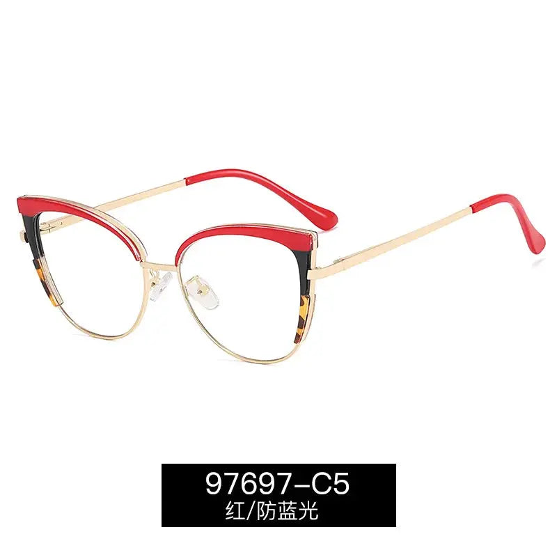 Women's Cat Eye Full Rim Acetate Prescription Glasses 97697 — view 6 | Rx Spectacle