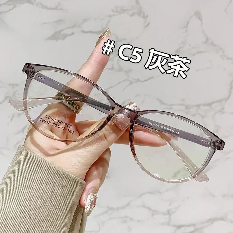 Women's Cat Eye Full Rim Titanium Prescription Glasses 12918 — view 9 | Rx Spectacle