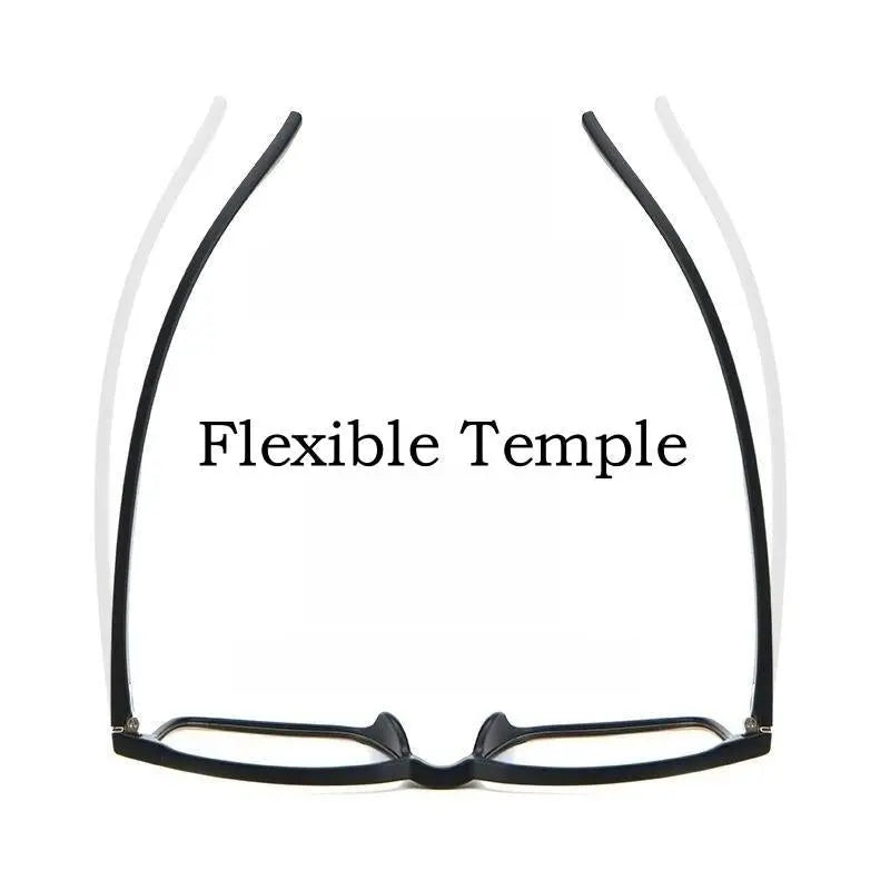 Men's Square Full Rim TR90 Prescription Glasses A1006 — view 9 | Rx Spectacle