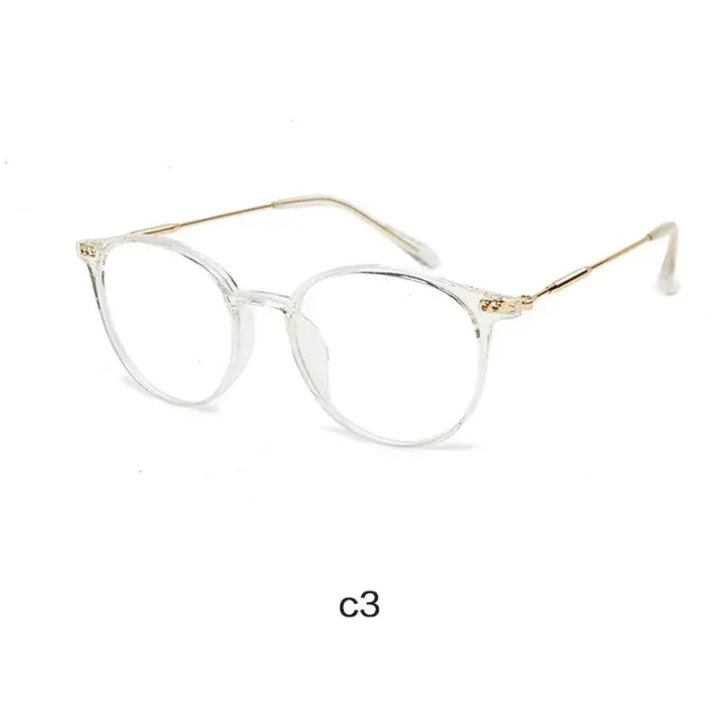 Unisex Round Full Rim Acetate Prescription Glasses 13819 — view 5 | Rx Spectacle