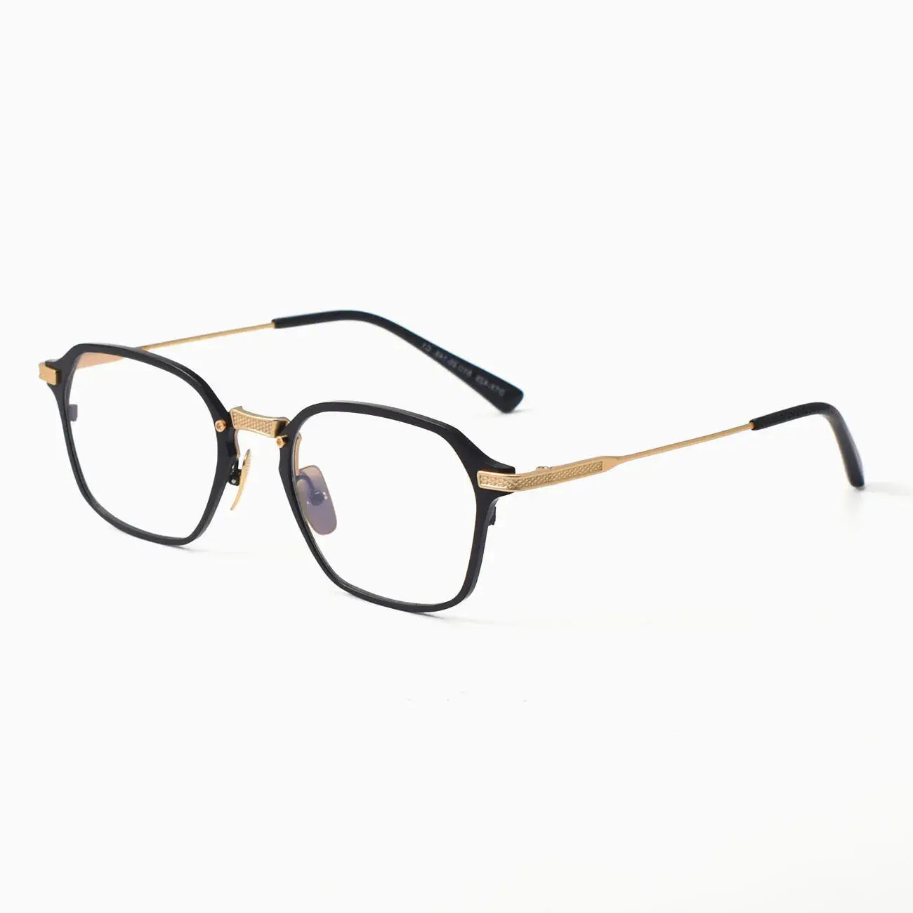 Unisex Square Full Rim Titanium Prescription Glasses 812425 — view 5 | Rx Spectacle