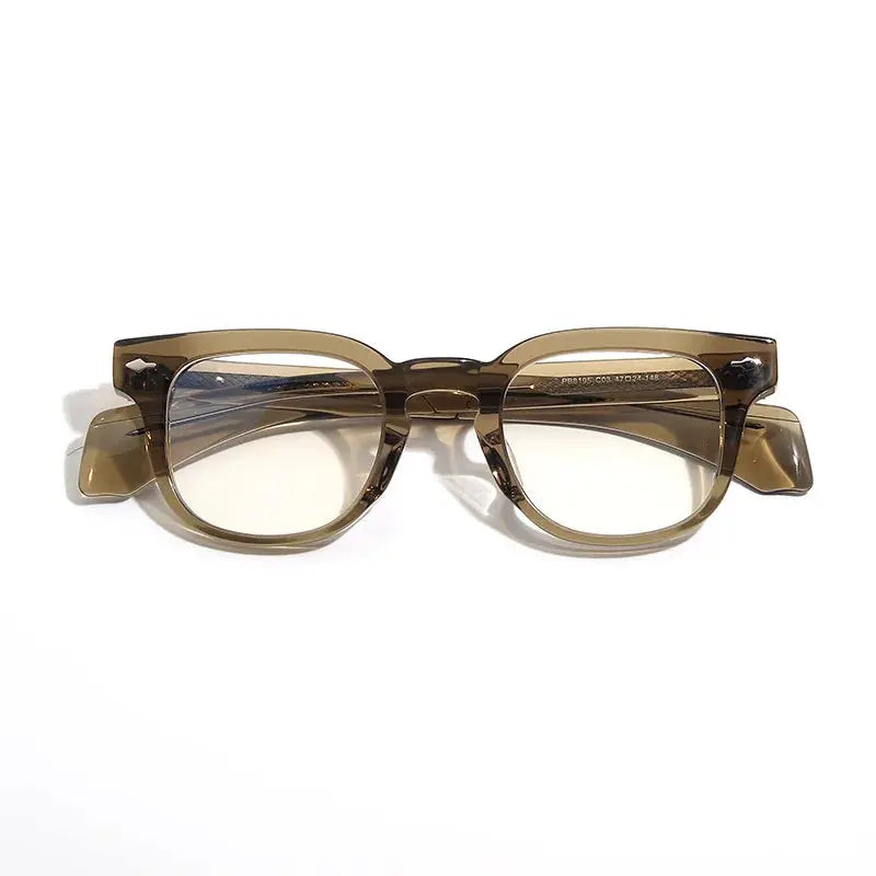 Unisex Browline Full Rim Acetate Prescription Glasses 368195 — view 5 | Rx Spectacle
