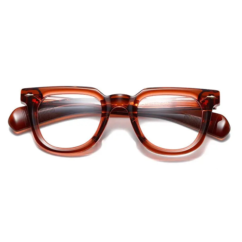 Unisex Square Full Rim Acetate Prescription Glasses 2447 — view 2 | Rx Spectacle