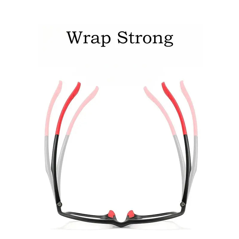 Unisex Square Full Rim Sports Glasses Y5003 — view 5 | Rx Spectacle