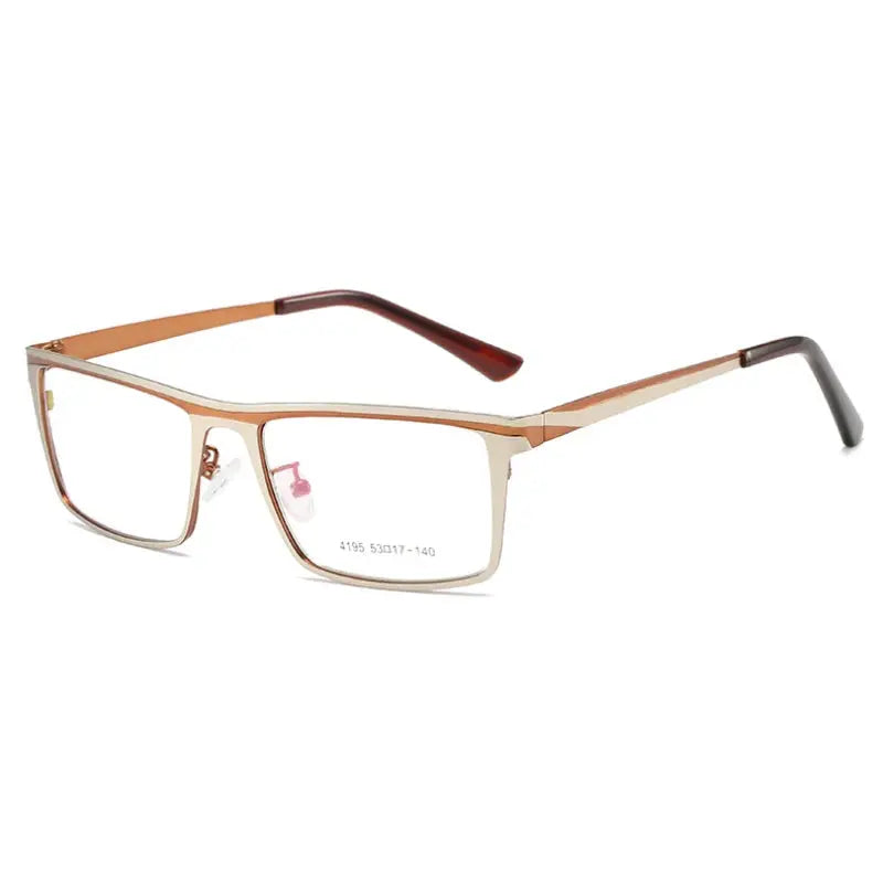 Women's Square Full Rim Alloy Prescription Glasses 944195 — view 5 | Rx Spectacle