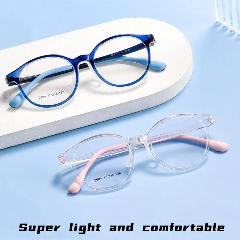 Unisex Round Full Rim TR90 Prescription Glasses 2604et — view 12 | Rx Spectacle