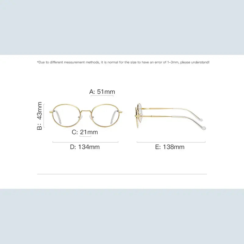 Women's Round Full Rim Alloy Prescription Glasses 3058 — view 2 | Rx Spectacle