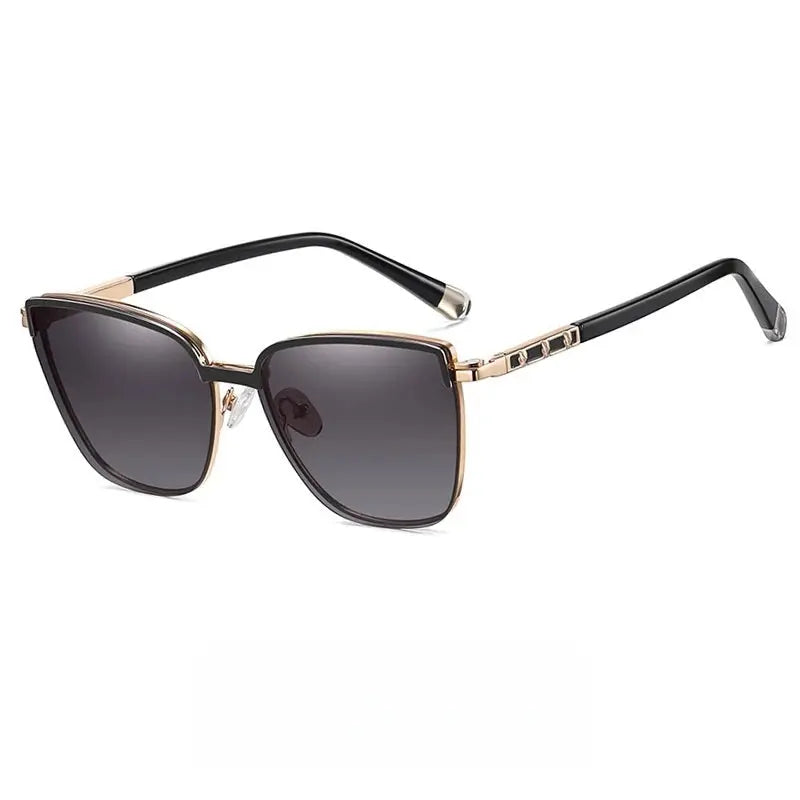 Women's Cat Eye Full Rim TR90 Clip-On Prescription Glasses 85009 — view 6 | Rx Spectacle