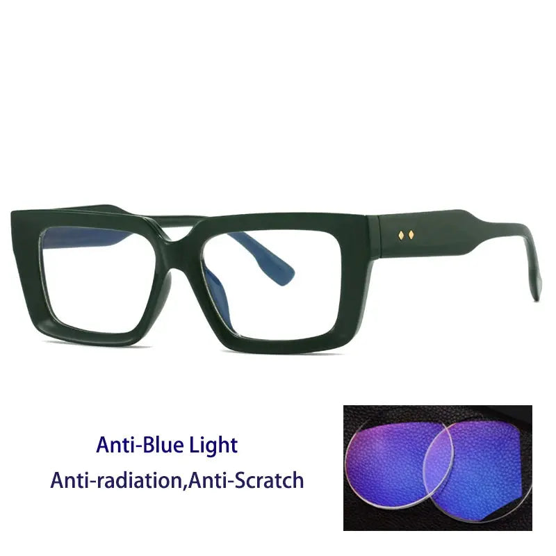 Unisex Browline Full Rim Prescription Glasses 237900 — view 3 | Rx Spectacle