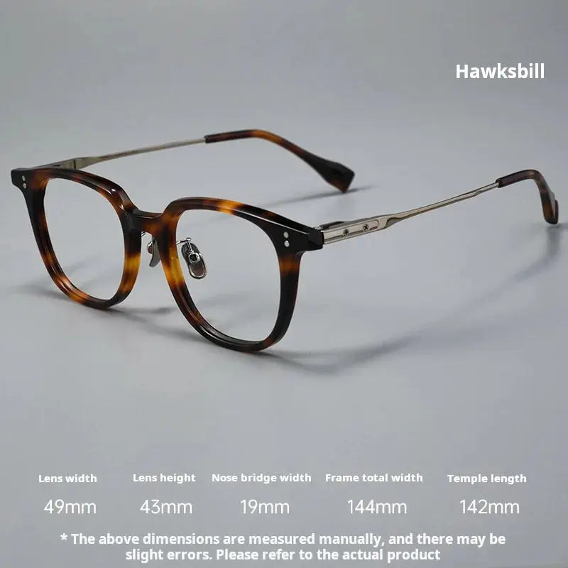 Unisex Square Full Rim Titanium Prescription Glasses 78150 — view 7 | Rx Spectacle
