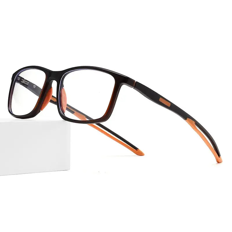 Unisex Square Full Rim TR90 Sports Glasses U001 — view 6 | Rx Spectacle