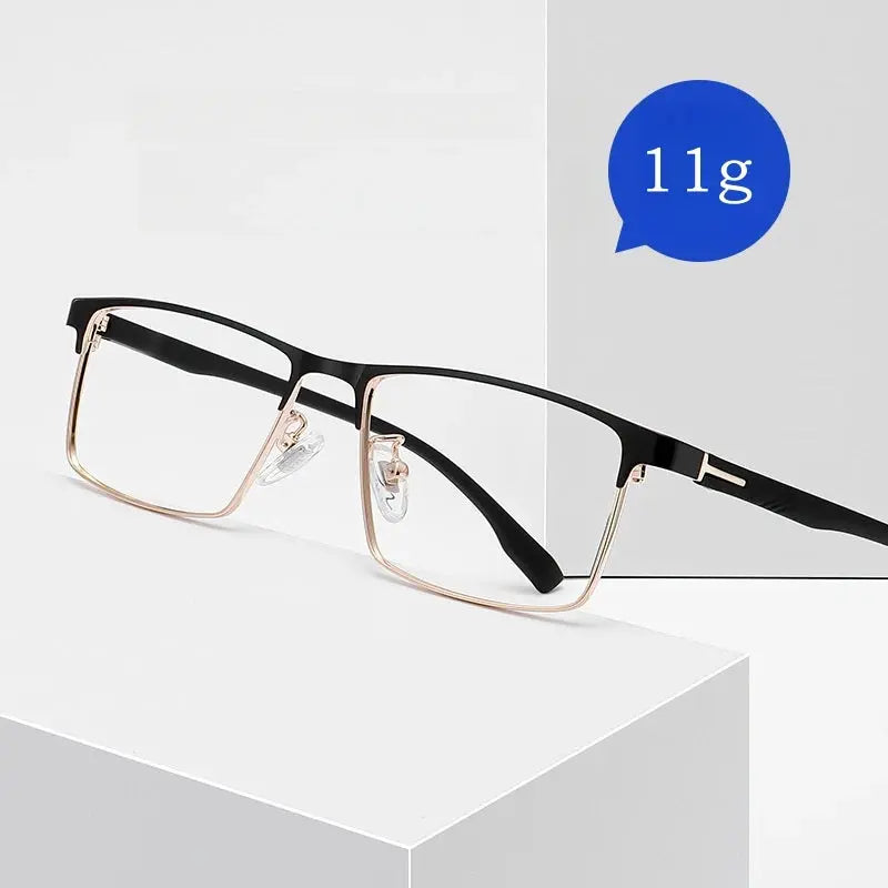 Men's Square Full Rim TR90 Prescription Glasses Y9522 — view 2 | Rx Spectacle