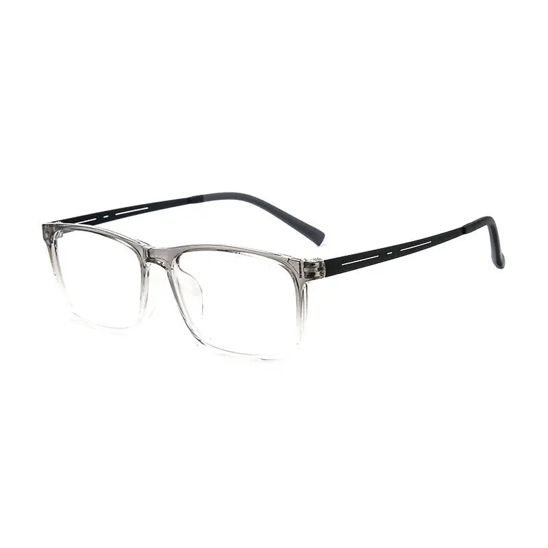 Unisex Square Full Rim Titanium Oversized Prescription Glasses 88033 — view 6 | Rx Spectacle