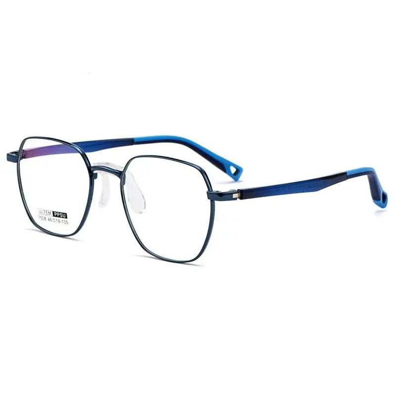 Unisex Polygon Full Rim Ultem Prescription Glasses 7508S — view 8 | Rx Spectacle