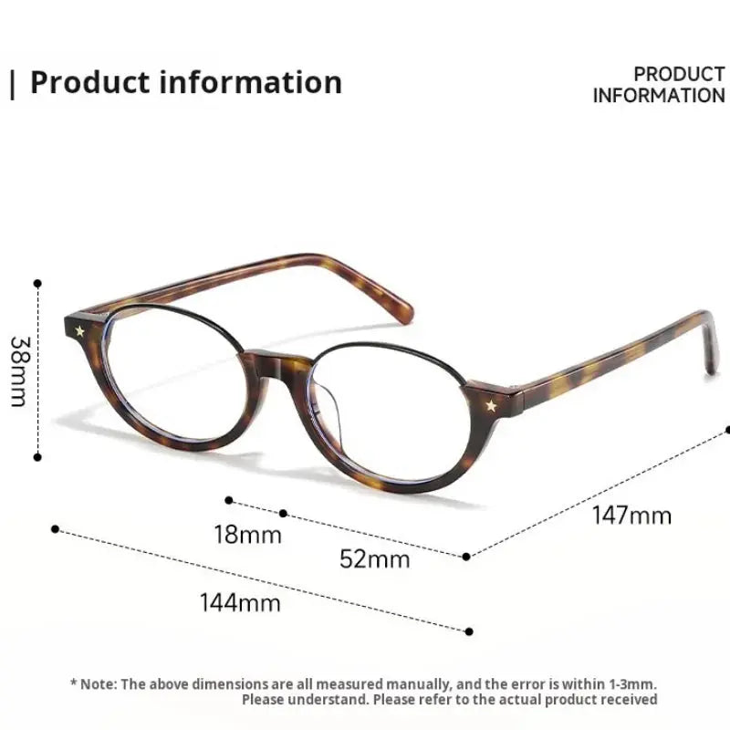 Unisex Oval Full Rim Titanium Prescription Glasses 720812 — view 2 | Rx Spectacle