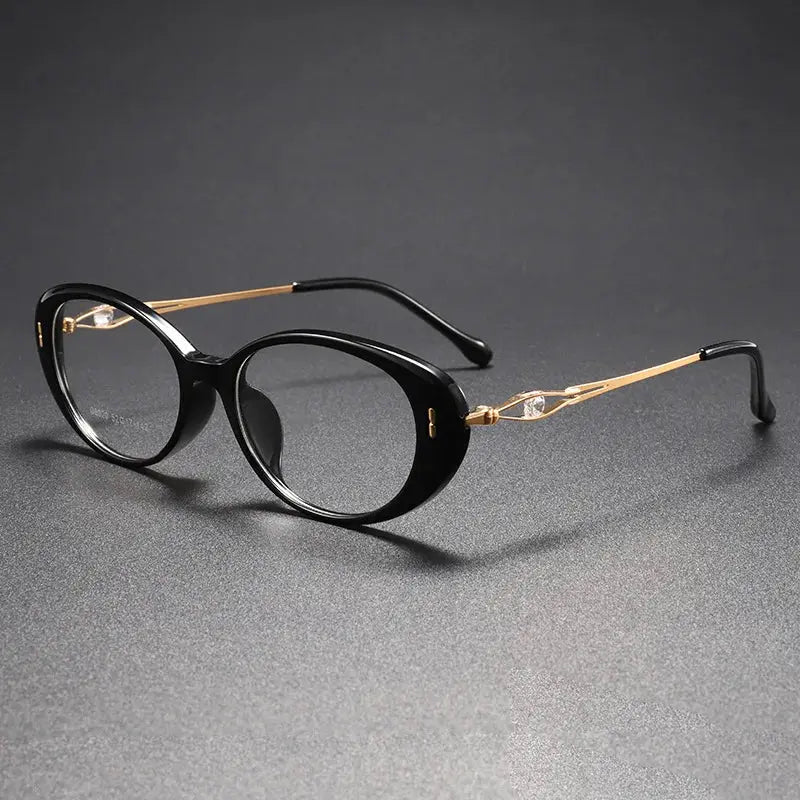 Women's Oval Full Rim TR90 Prescription Glasses 726020 — view 4 | Rx Spectacle