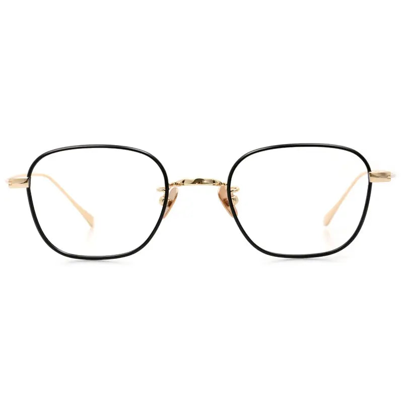 Unisex Square Full Rim Titanium Prescription Glasses 199gms — view 9 | Rx Spectacle