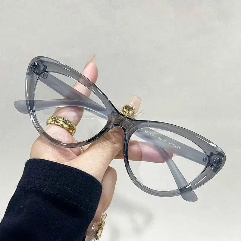 Unisex Cat Eye Full Rim TR90 Prescription Glasses 71303 — view 3 | Rx Spectacle