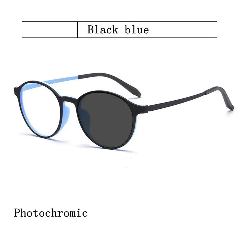 Unisex Round Full Rim Plastic Reading Glasses A3050 — view 6 | Rx Spectacle