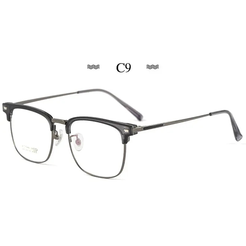 Unisex Round Full Rim Titanium Prescription Glasses 232163 — view 4 | Rx Spectacle