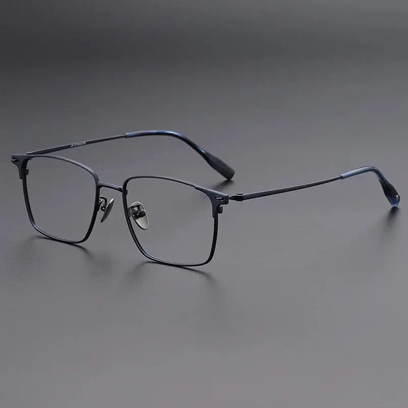 Men's Square Full Rim Alloy Prescription Glasses 810085 — view 6 | Rx Spectacle