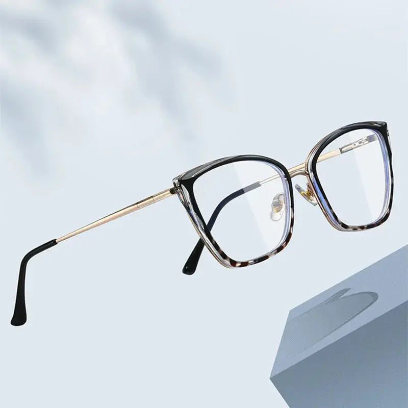 Women's Cat Eye Full Rim TR90 Prescription Glasses 87257 — view 6 | Rx Spectacle