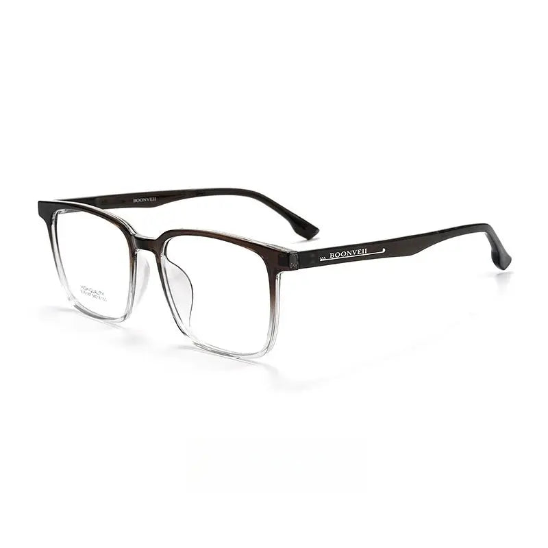 Men's Square Full Rim TR90 Oversized Prescription Glasses 51007 — view 8 | Rx Spectacle
