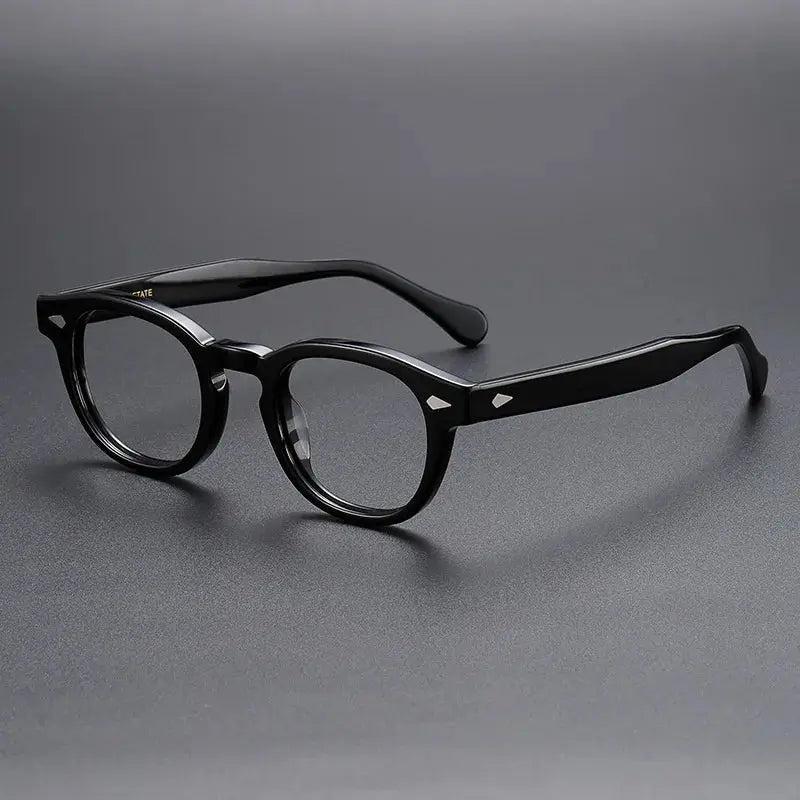 Unisex Oval Full Rim Acetate Prescription Glasses 56006 — view 7 | Rx Spectacle