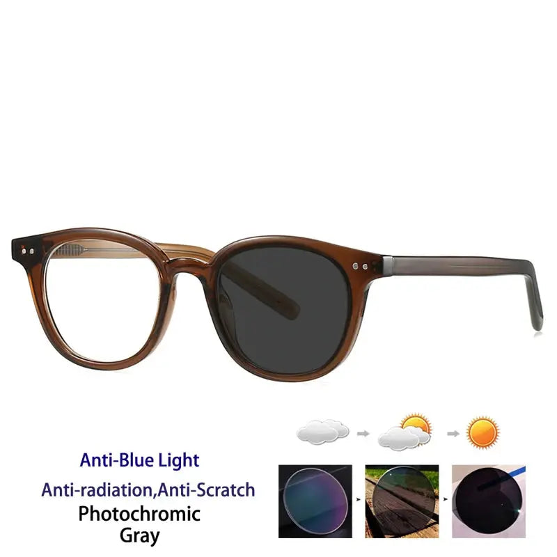 Unisex Oval Full Rim TR90 Reading Glasses 28005 — view 6 | Rx Spectacle
