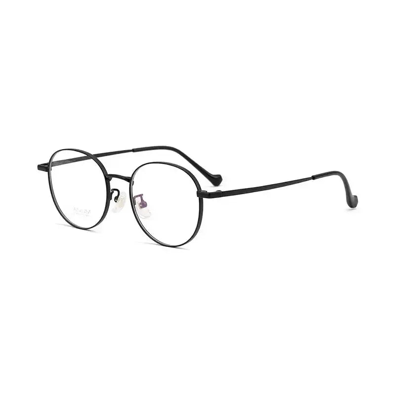 Women's Oval Full Rim Titanium Prescription Glasses 39337 — view 3 | Rx Spectacle