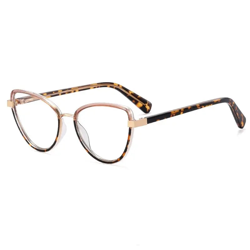 Women's Cat Eye Full Rim TR90 Prescription Glasses 397740 — view 6 | Rx Spectacle