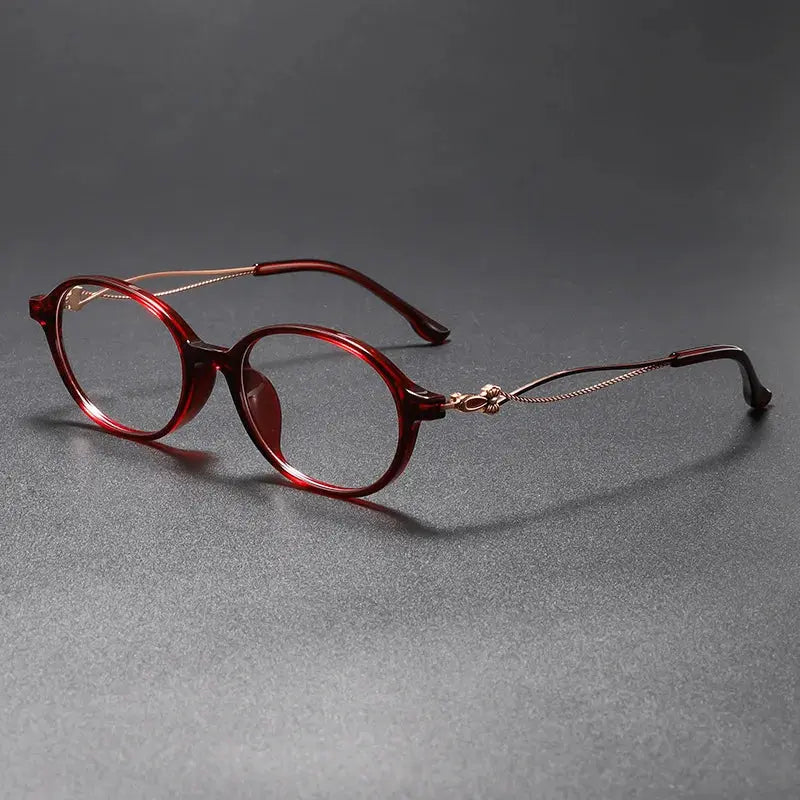 Women's Cat Eye Full Rim TR90 Prescription Glasses 726013 — view 9 | Rx Spectacle