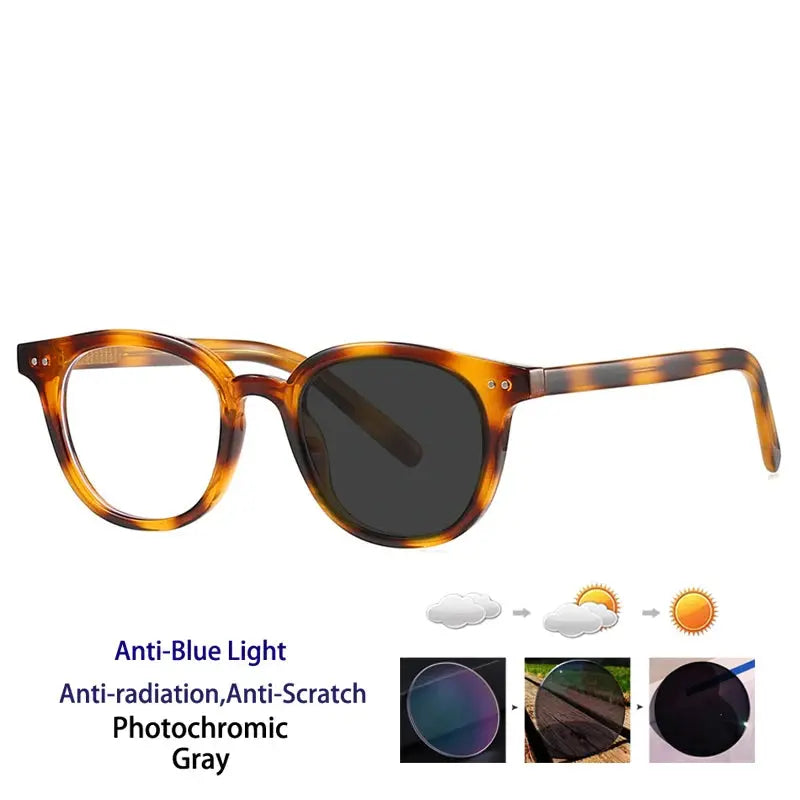 Unisex Oval Full Rim TR90 Reading Glasses 28005 — view 5 | Rx Spectacle