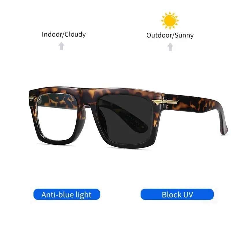 Unisex Square Full Rim Acetate Reading Glasses 3394 — view 2 | Rx Spectacle