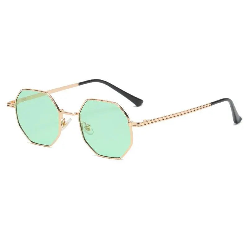 Unisex Polygon Full Rim Alloy Prescription Glasses Db59 — view 9 | Rx Spectacle