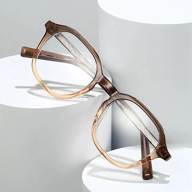 Women's Square Full Rim TR90 Reading Glasses 28027 — view 1 | Rx Spectacle