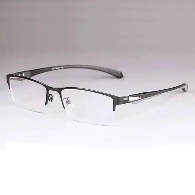 Unisex Square Semi-Rimless TR90 Prescription Glasses 561718 — view 4 | Rx Spectacle