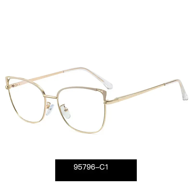 Women's Cat Eye Full Rim TR90 Prescription Glasses 95796 — view 5 | Rx Spectacle
