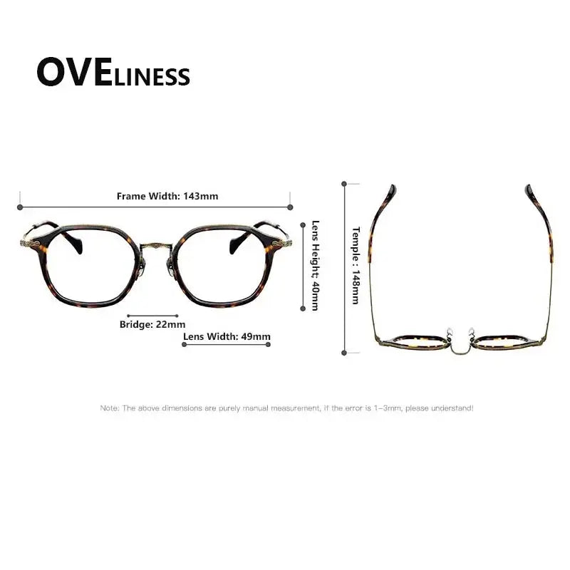 Unisex Oval Full Rim Titanium Prescription Glasses 926010 — view 3 | Rx Spectacle