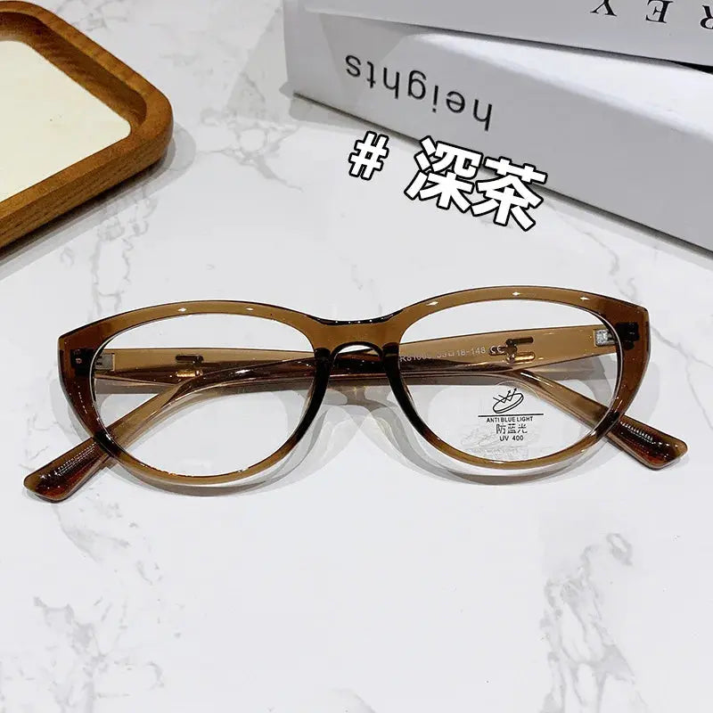 Women's Cat Eye Full Rim TR90 Prescription Glasses 81069 — view 3 | Rx Spectacle
