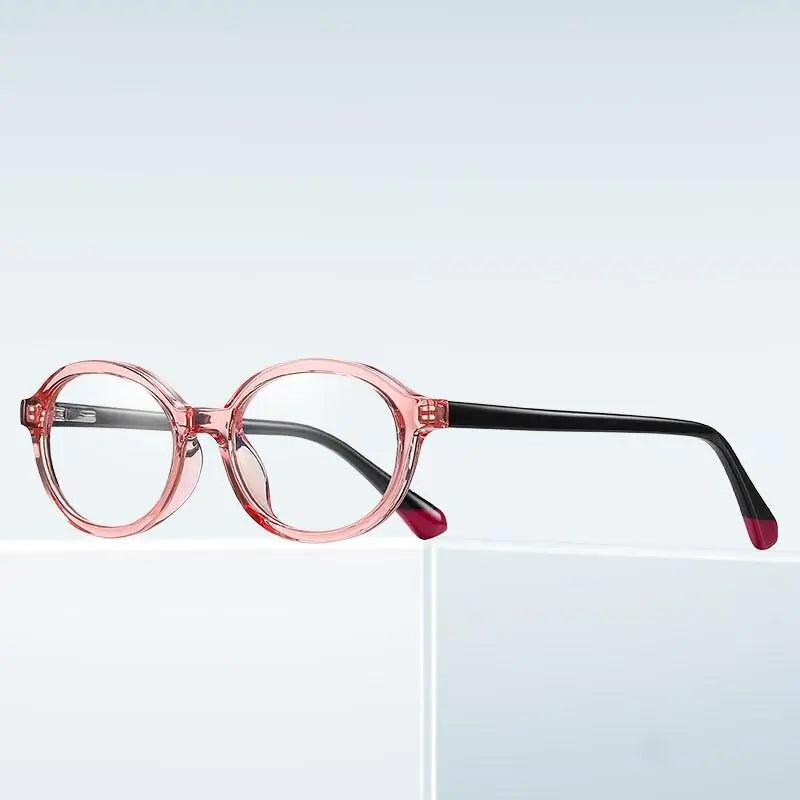 Unisex Round Full Rim Titanium Prescription Glasses 20205 — view 10 | Rx Spectacle