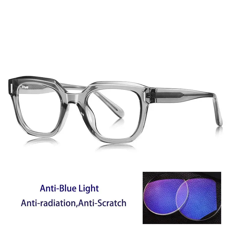 Unisex Square Full Rim TR90 Reading Glasses 78009 — view 5 | Rx Spectacle
