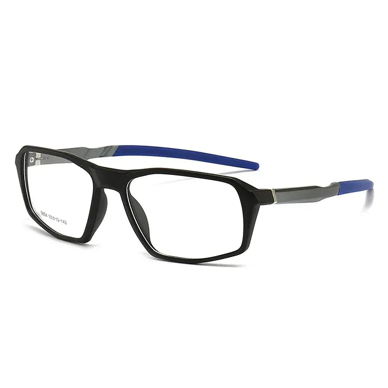 Unisex Square Full Rim TR90 Sports Glasses 5854 — view 3 | Rx Spectacle