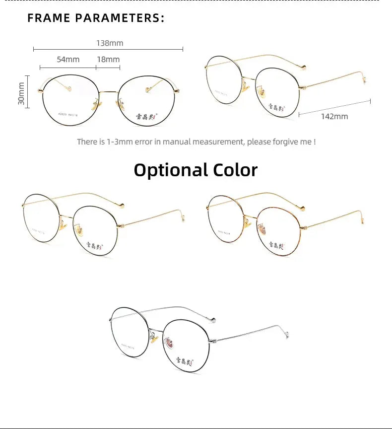 Women's Oval Full Rim Alloy Prescription Glasses 662023 — view 2 | Rx Spectacle